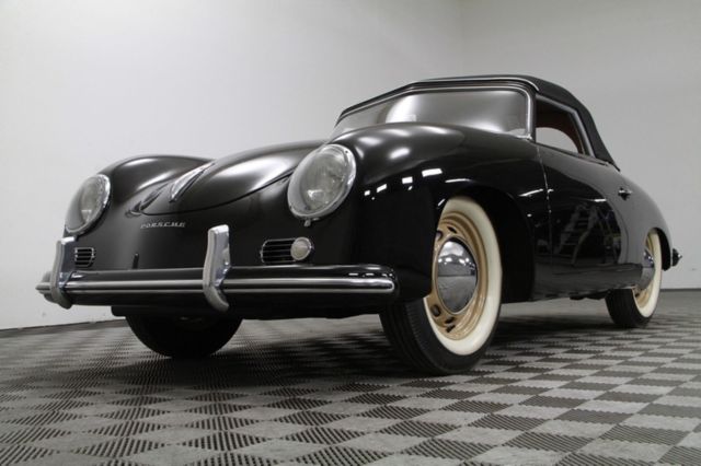 1954 Black Porsche 356 Convertible