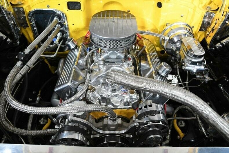 1957 Yellow Chevrolet Bel Air/150/210 Coupe