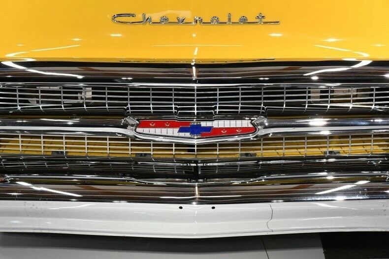 1957 Yellow Chevrolet Bel Air/150/210 Coupe