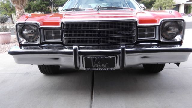 1977 Spitfire Orange Plymouth Volare Coupe