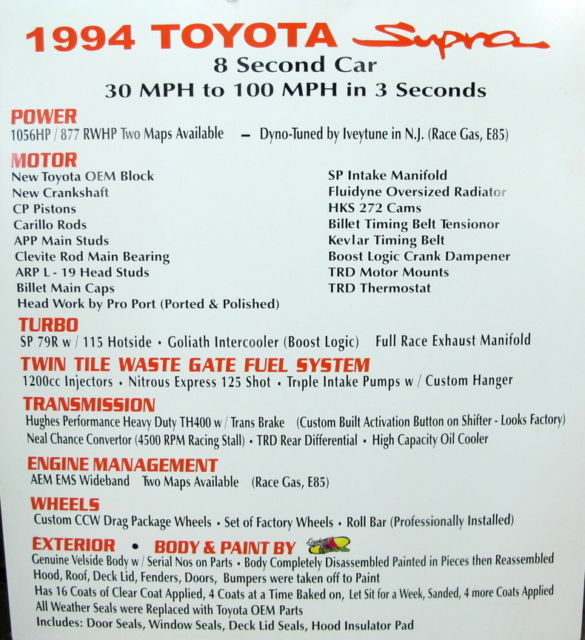 1993 Other Toyota Supra Coupe