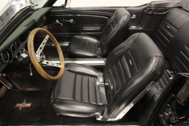 1966 Black Ford Mustang Convertible