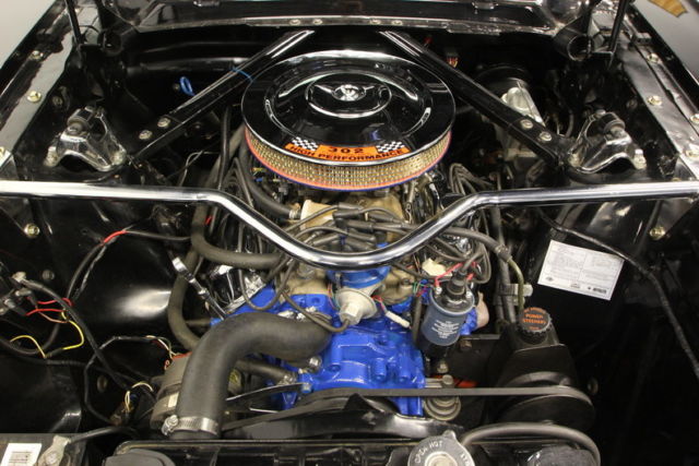 1966 Black Ford Mustang Convertible