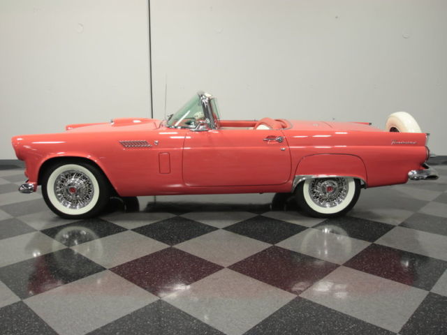 1956 Red Ford Thunderbird Convertible
