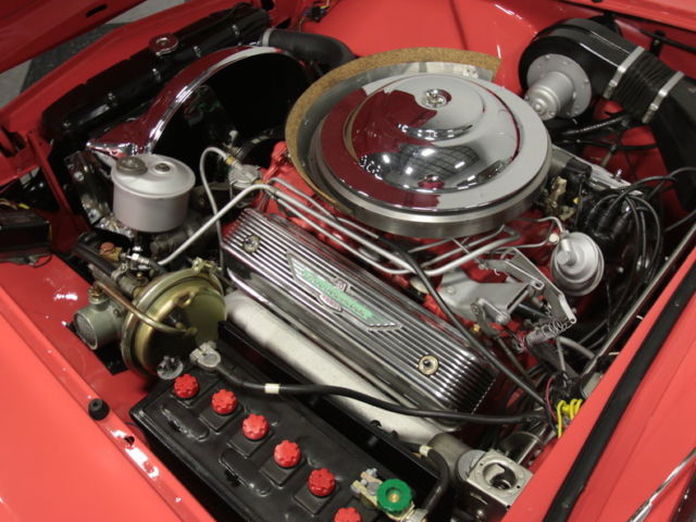1956 Red Ford Thunderbird Convertible