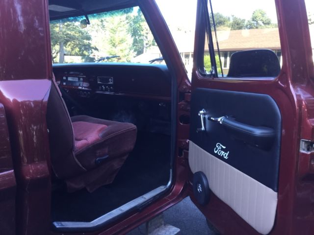 1967 Maroon Ford F-250