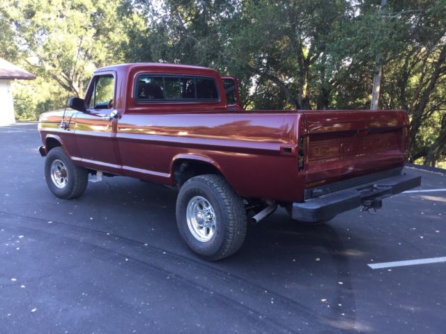 1967 Maroon Ford F-250