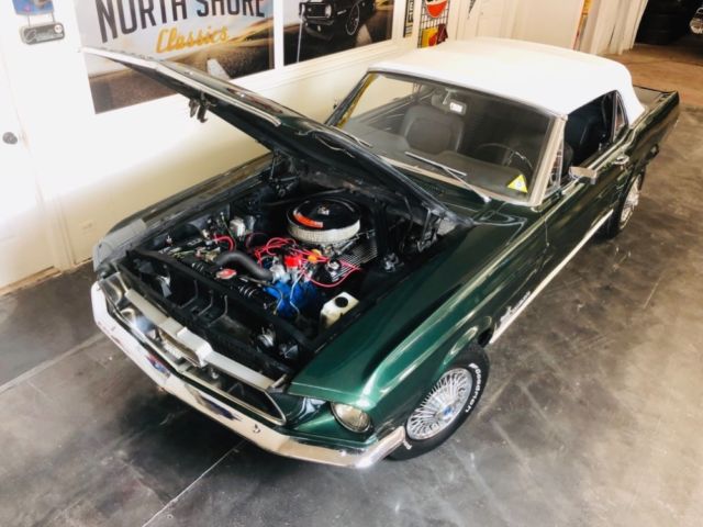 1967 Green Ford Mustang Convertible