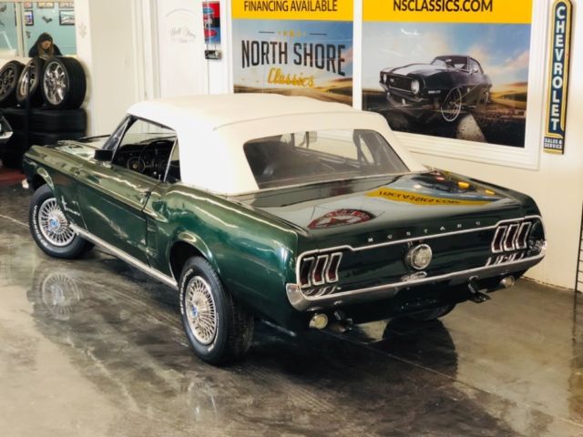 1967 Green Ford Mustang Convertible