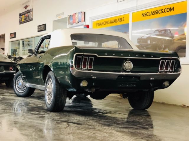 1967 Green Ford Mustang Convertible