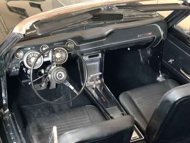 1967 Green Ford Mustang Convertible