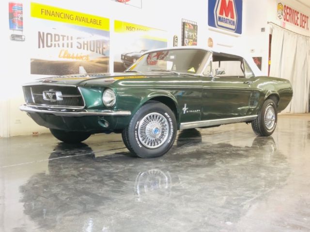 1967 Green Ford Mustang Convertible