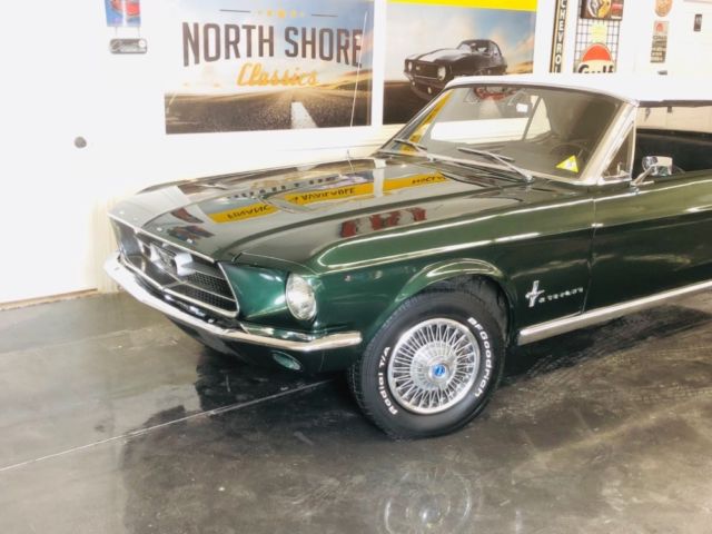 1967 Green Ford Mustang Convertible