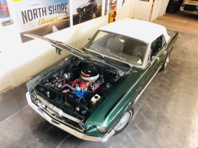 1967 Green Ford Mustang Convertible