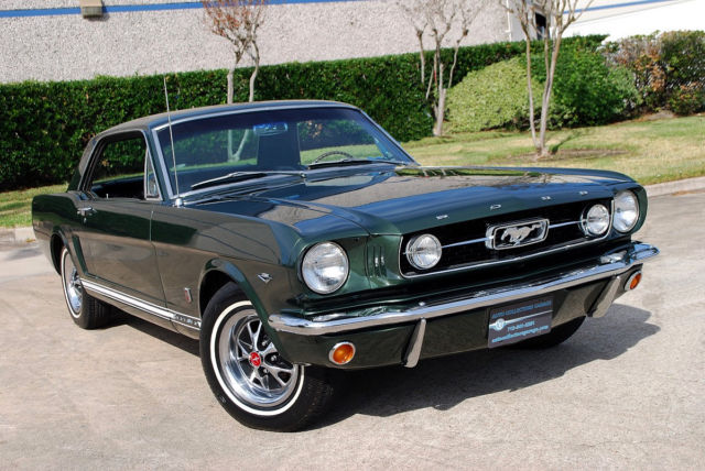 1966 Ivy Green Metallic Ford Mustang Coupe