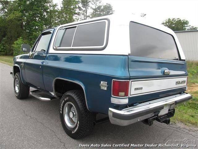 1987 Blue Chevrolet Blazer