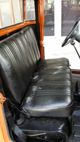 1977 Orange Toyota Land Cruiser Crew Cab Pickup