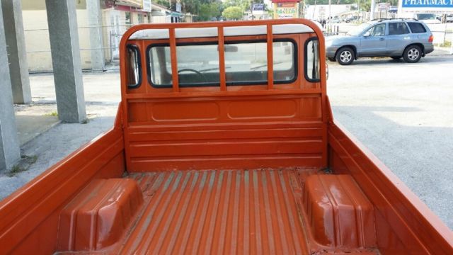 1977 Orange Toyota Land Cruiser Crew Cab Pickup