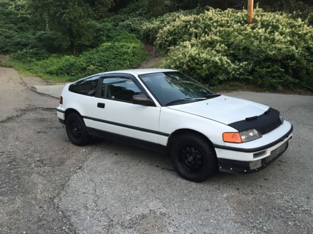 1991 White Honda CRX