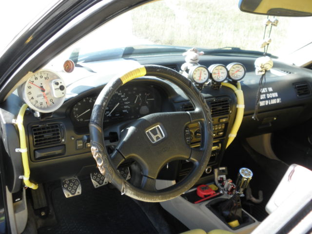 1990 Black Honda Accord Sedan