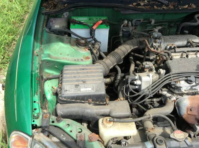 1993 Green Honda Del Sol Coupe