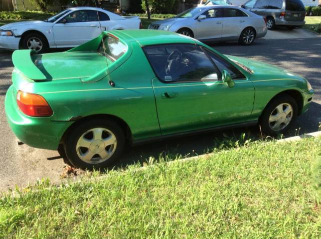 1993 Green Honda Del Sol Coupe