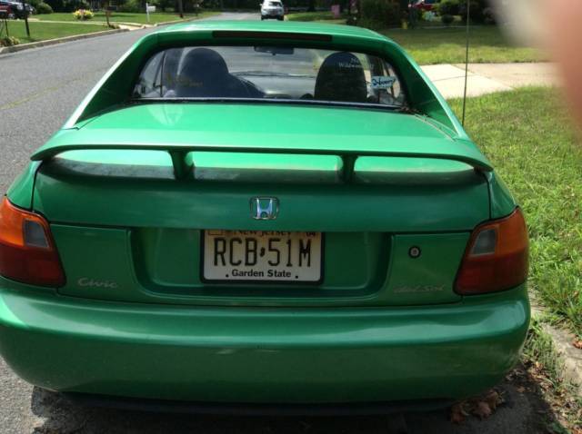 1993 Green Honda Del Sol Coupe