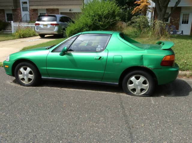 1993 Green Honda Del Sol Coupe