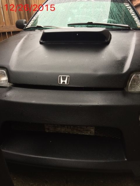 1990 Black Honda Civic Hatchback