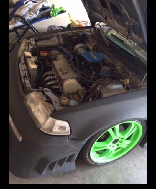 1990 Black Honda Civic Hatchback