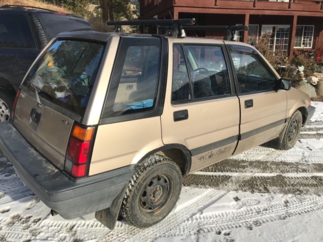1987 Gold Honda Civic Wagon