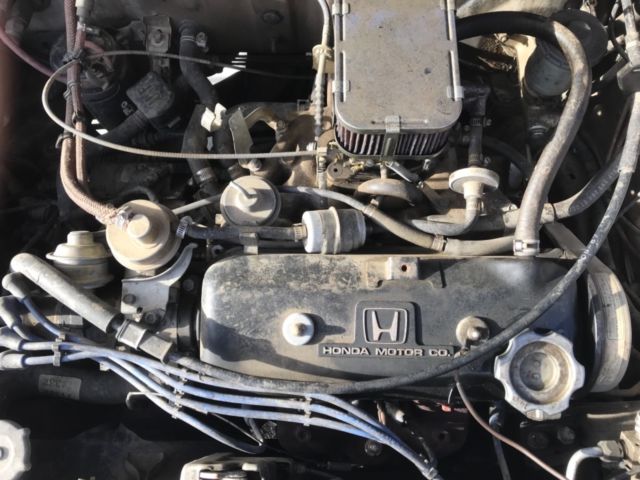 1987 Gold Honda Civic Wagon