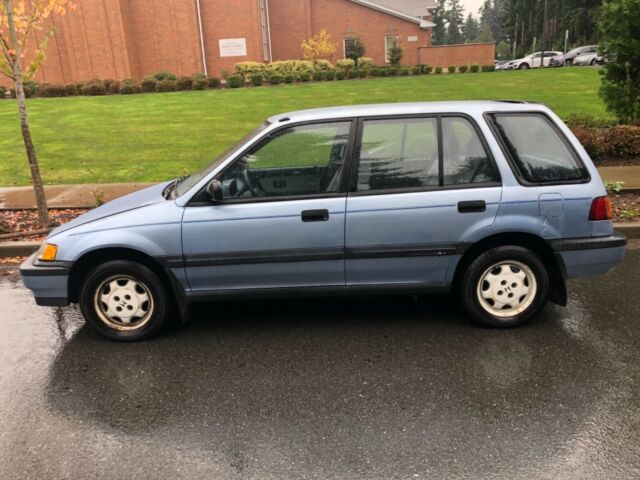 1989 Blue Honda Civic Wagon
