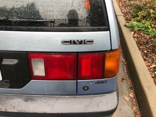 1989 Blue Honda Civic Wagon