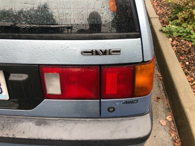 1989 Blue Honda Civic Wagon