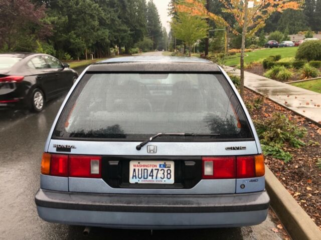 1989 Blue Honda Civic Wagon