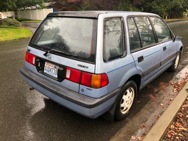 1989 Blue Honda Civic Wagon
