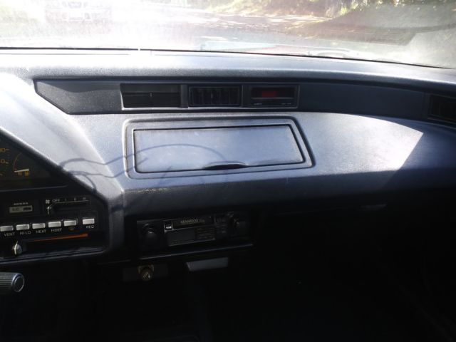 1985 red Honda CRX Coupe