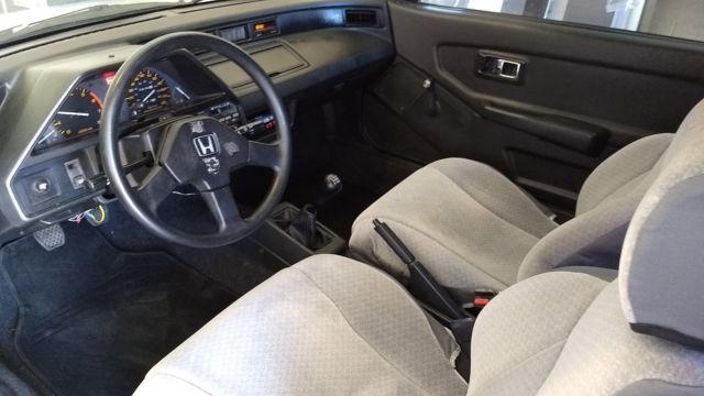 1987 Silver Honda CRX Coupe