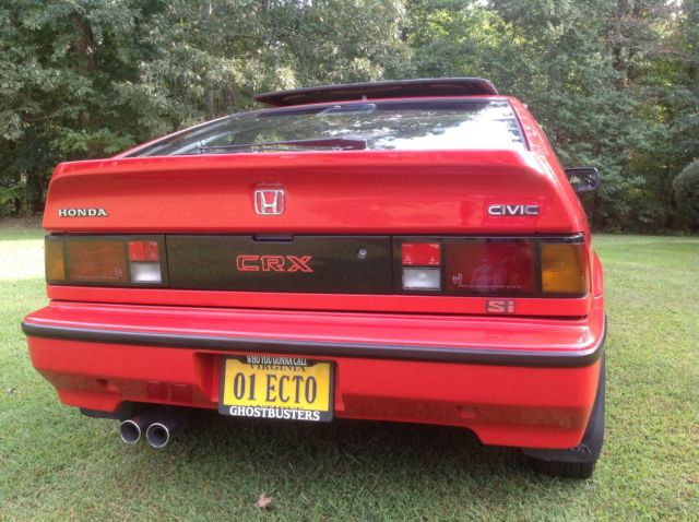 1987 Red Honda CRX