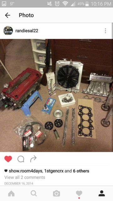 1989 Black Honda CRX Hatchback