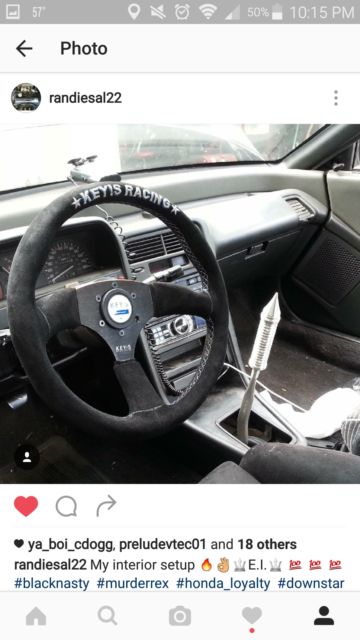 1989 Black Honda CRX Hatchback