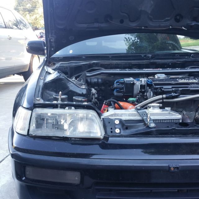 1989 Black Honda CRX Hatchback