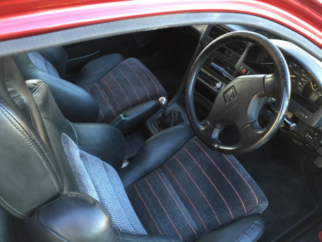 1990 Torino Red Honda CRX Hatchback