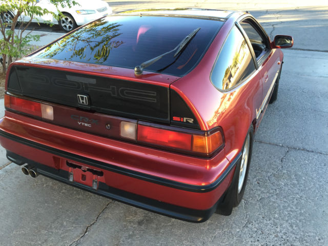 1990 Torino Red Honda CRX Hatchback