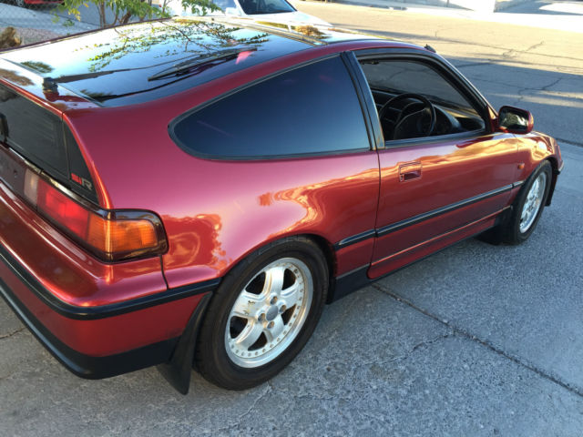 1990 Torino Red Honda CRX Hatchback