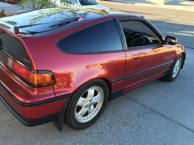 1990 Torino Red Honda CRX Hatchback
