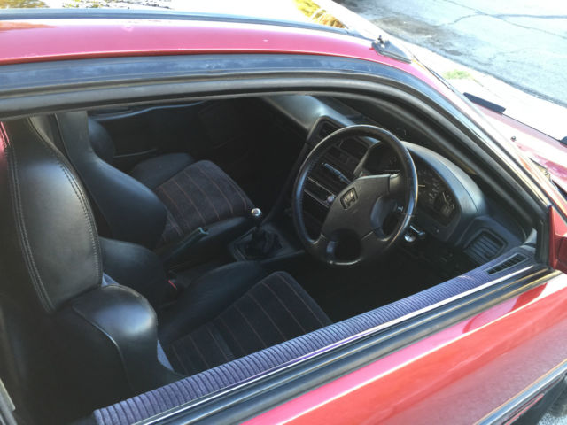 1990 Torino Red Honda CRX Hatchback