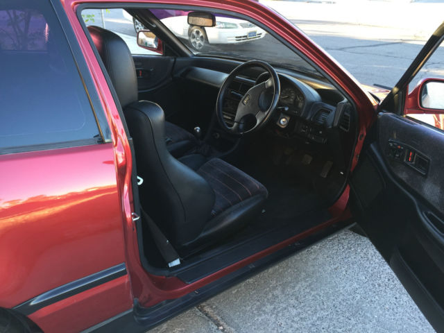 1990 Torino Red Honda CRX Hatchback
