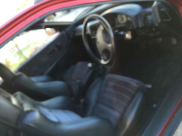 1990 Torino Red Honda CRX Hatchback